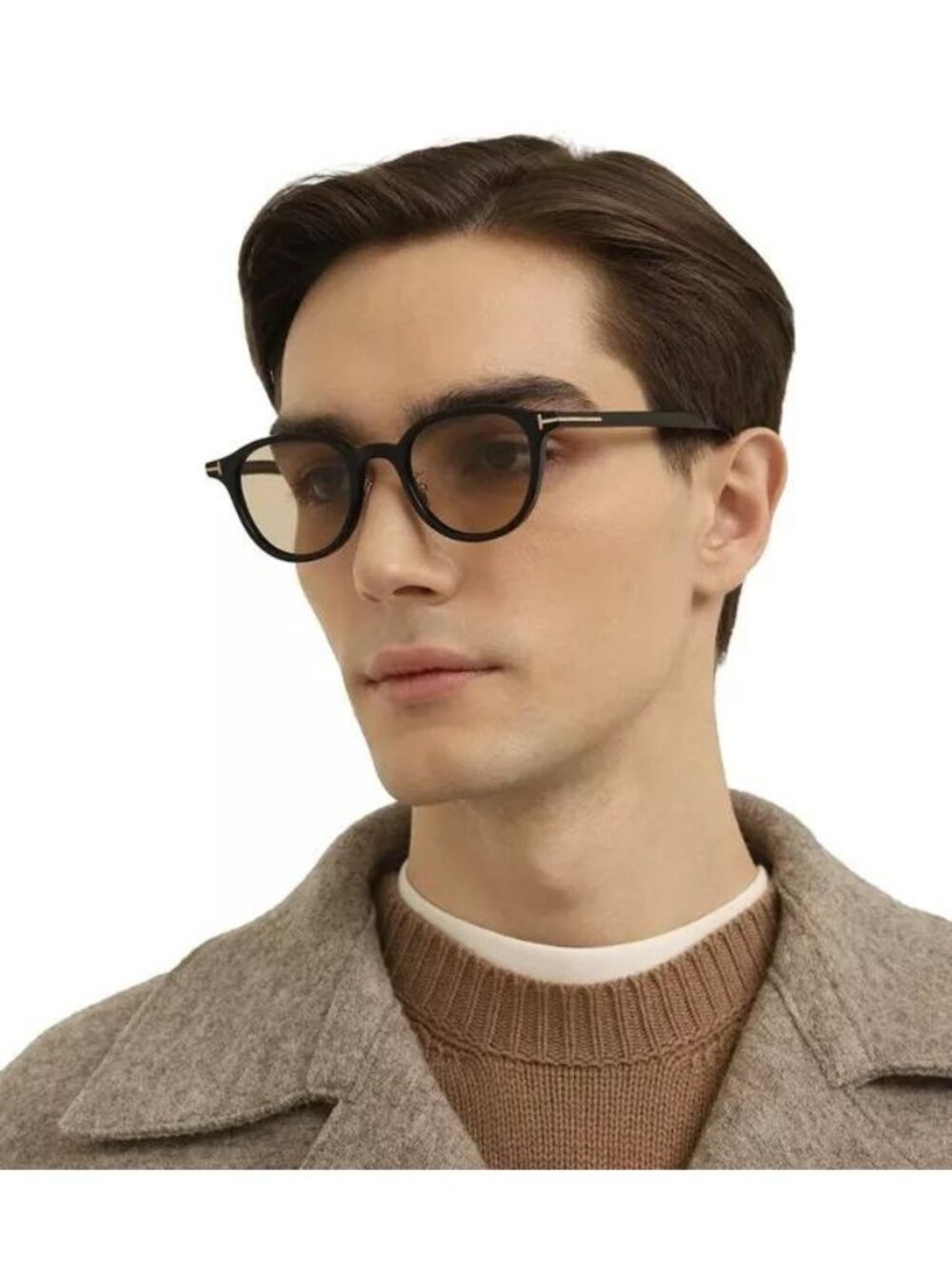Tom Ford FT0977-D 20J Sunglasses - Grey Square Frame, Roviex Lenses - Picture 2 of 9